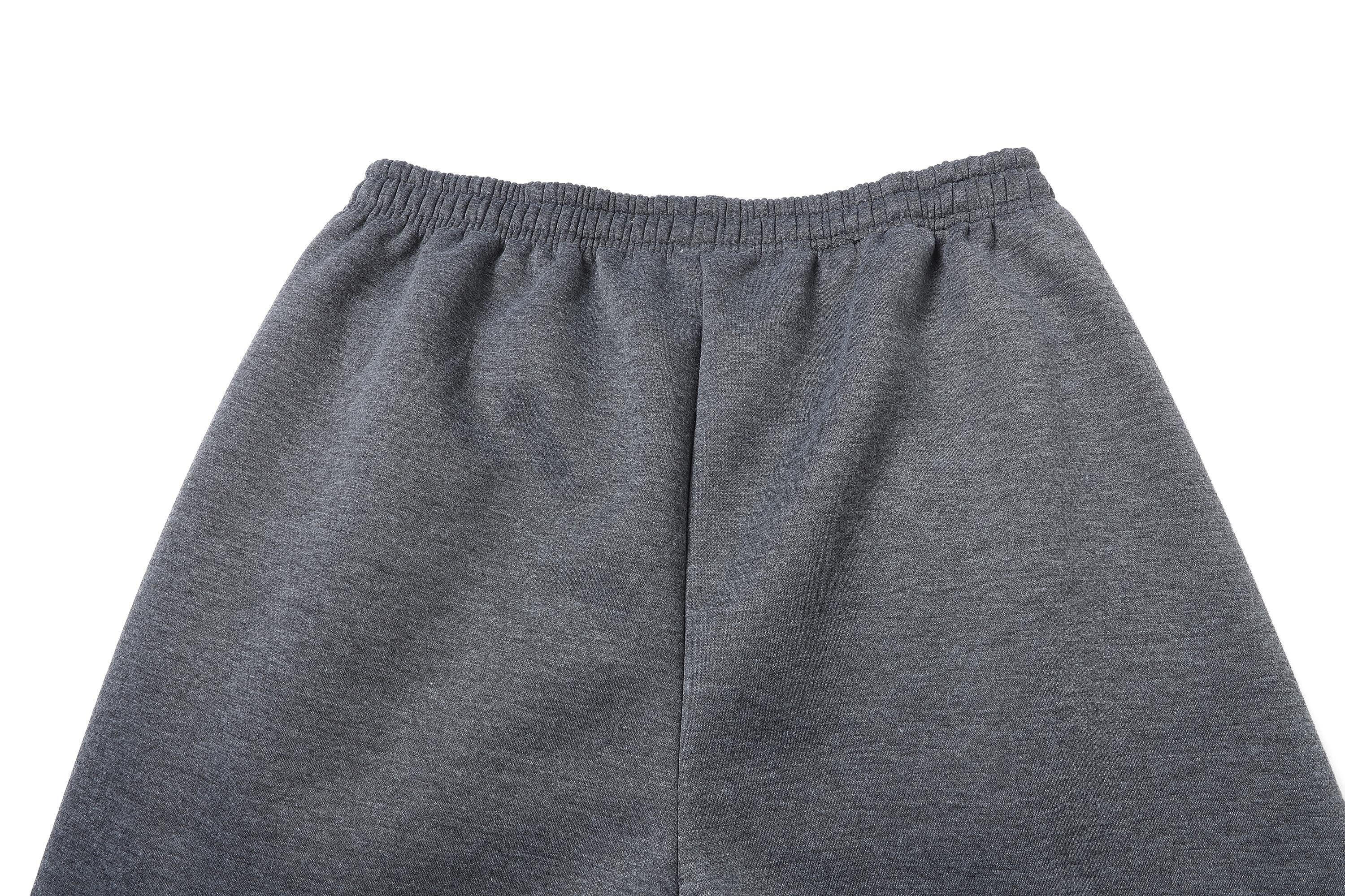 2-pack unisex warm casual long pants, featuring a versatile casual style, fleece lining for extra warmth and thickness, windproof and cold-resistant, durable and wrinkle-free, perfect for autumn and winter activities at school or outdoors Beige Sport