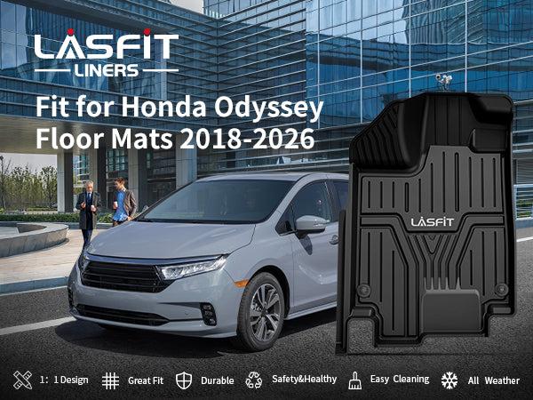 Lasfit fit for 2018-2026 Honda Odyssey TPE Custom Floor Mats or Rear Cargo Mat