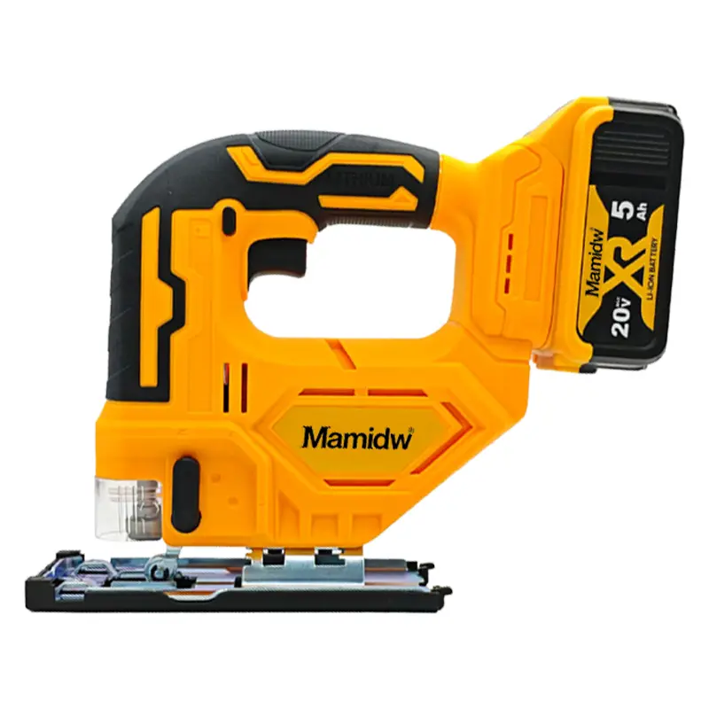 Mamidw Cordless Jigsaw for DeWalt 20V Max Battery - 45° Bevel Cut, LED Light, Tool-Free Blade Change (Battery Not Included) Power Tools Wood Cutting Tool