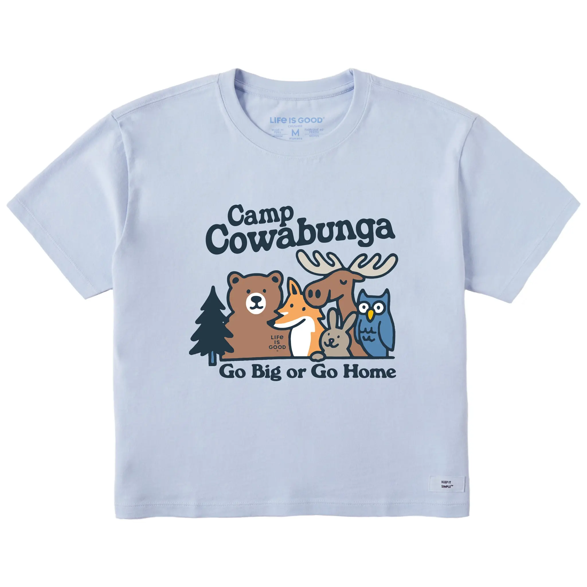 Women's Camp Cowabunga Short Sleeve Crusher Boxy Tee