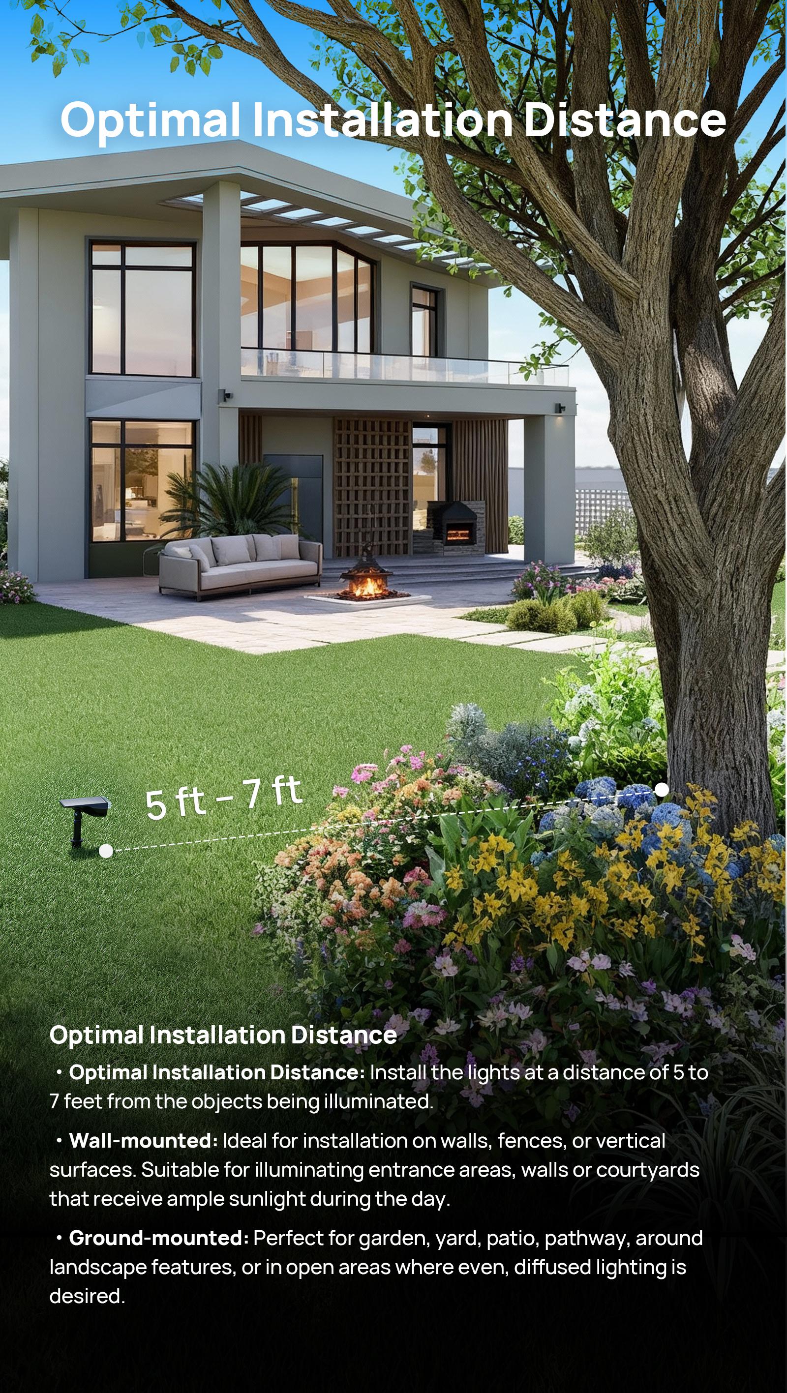 【Light Up Spring!】Linkind Smart Solar Spotlight Outdoor APP Control Color Changing IP67 Waterproof Landscape Lighting for Yard Garden Pathway Valentine’s Day Decor