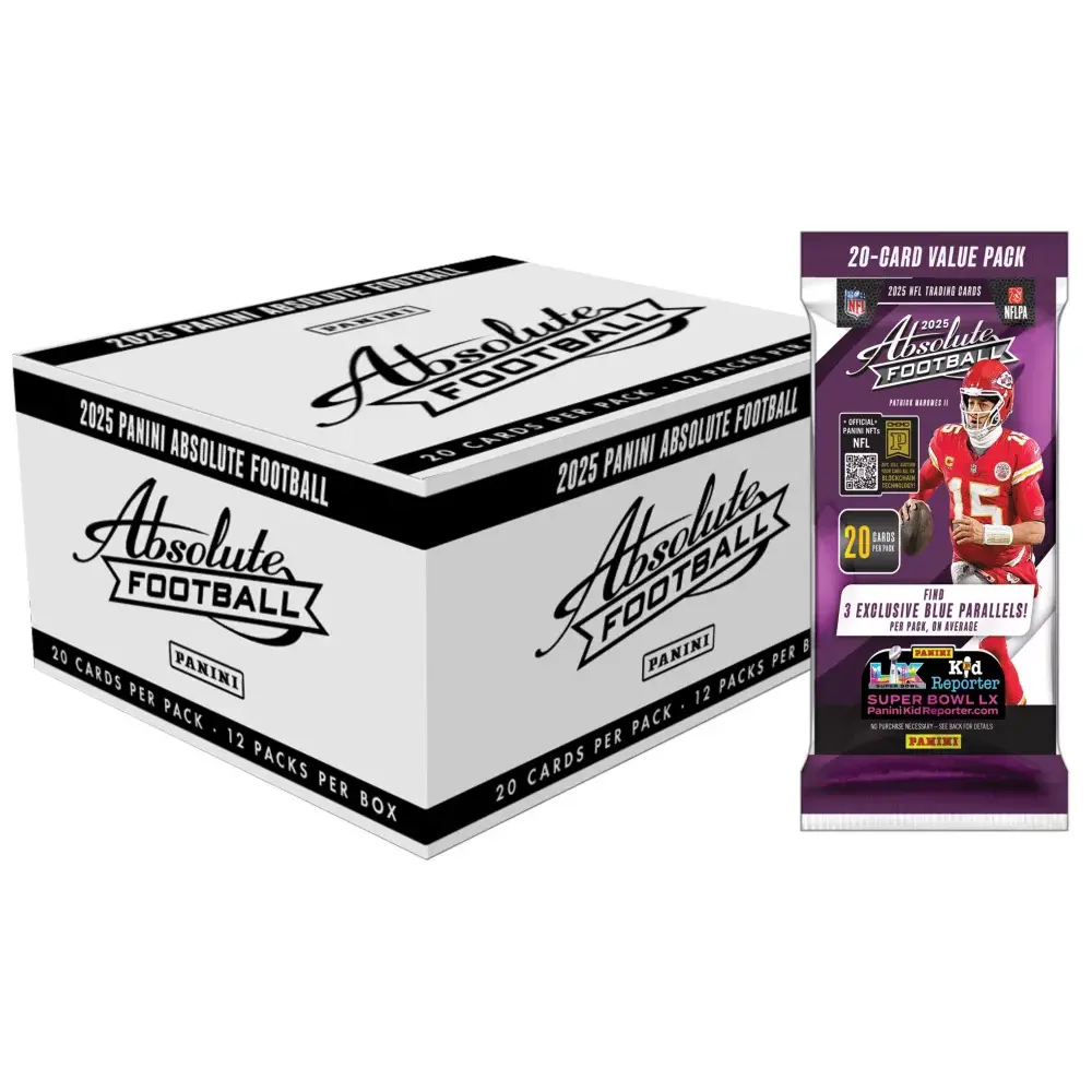2025 NFL PANINI ABSOLUTE FOOTBALL TRADING CARD FAT PACK BOX