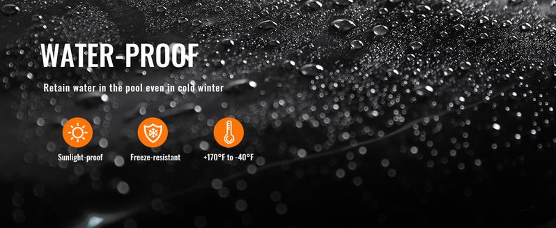 VEVOR Pond Liner, TikTokShopBlackFriday, 15 x 20 ft 45 Mil Thickness, Pliable EPDM Material Pond Skins, Easy Cutting Underlayment for Fish or Koi Ponds, Water Features, Waterfall Base, Fountains, Water Gardens