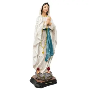 Virgen De Lourdes 8"-16" Inches Tall Estatua Our Lady of Lourdes Brand New Statue Religious Decor