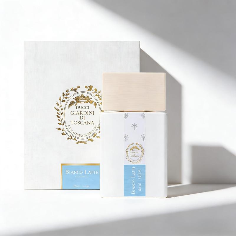 Ducci Giardini di Toscana Bianco Latte Eau de Parfum, 3.4 fl oz (100ml) - Premium Italian Fragrance