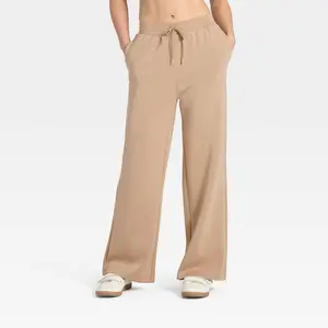 Women's Airy Sleek Wide Leg Sweatpants - All In Motion