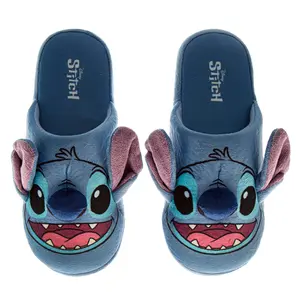 Lilo and Stitch Slippers for Girls - Stitch Plush Warm Soft Aline Comfy Lightweight House Shoes