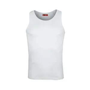 3 Pack - S&W Men's Plain Round Neck Tank Tops