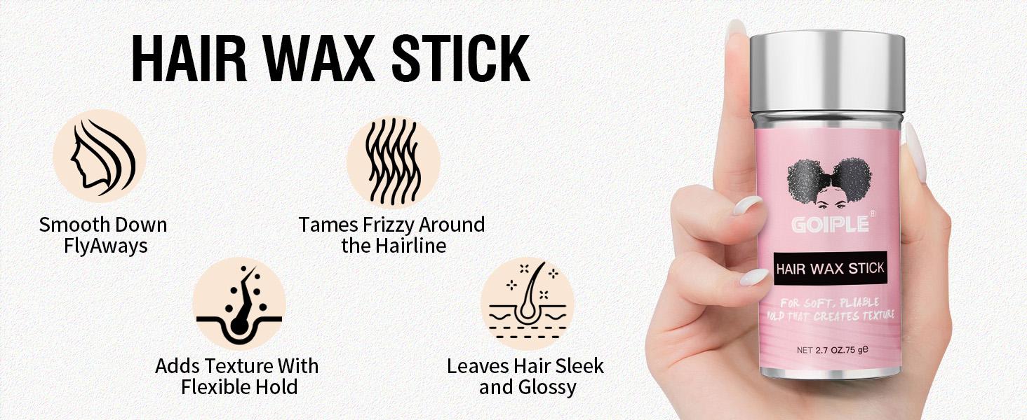 Slick Back Hair Brush Set Teasing Boar Bristle Brush, Hair Wax Stick, Edge Brushes, Rat Tail Comb, Teasing Comb, Wooden Slickback Hairbrush