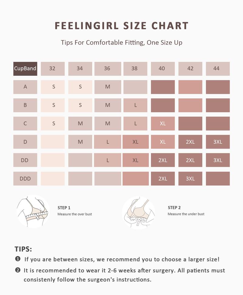 FeelinGirl Lace Trim U-Plunge Bralette Wireless Seamless Sophistication Sizes to 44DD