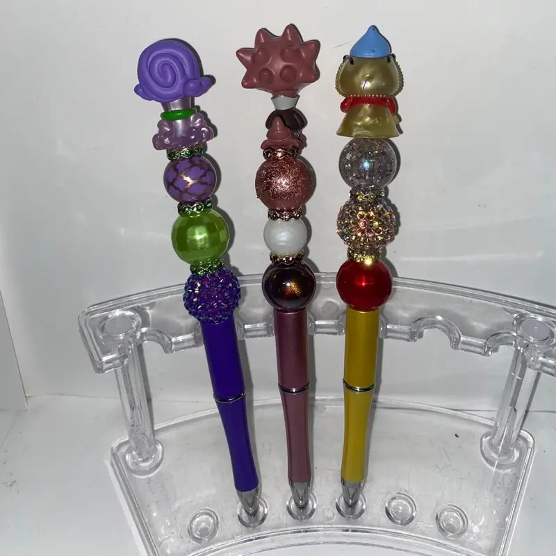 Character monster doorables character beaded pens Character monster doorables character beaded pens