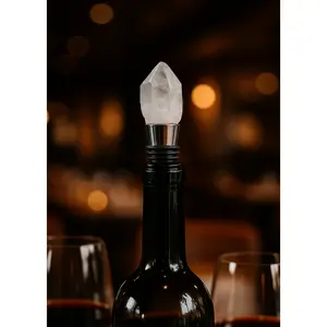 Arkansas Quartz Crystal Wine Stopper