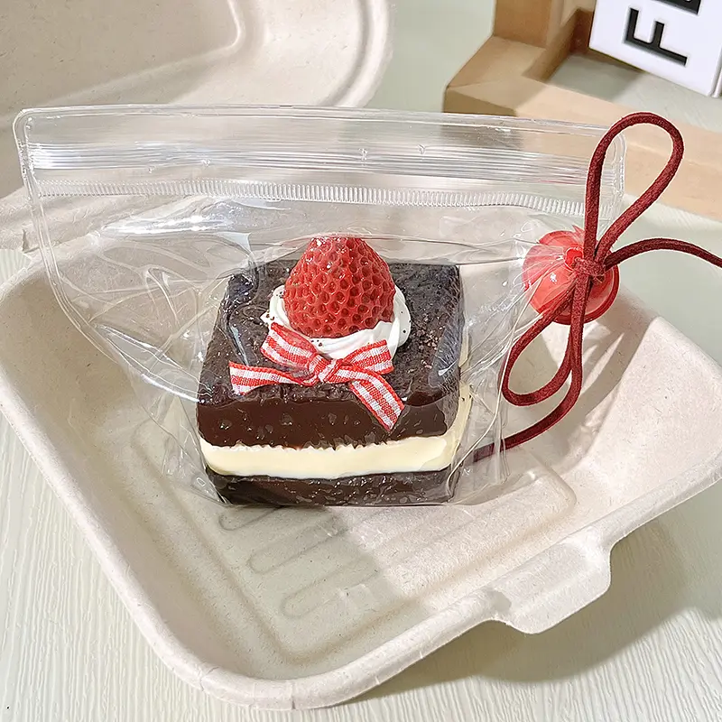 【Buy 3 Get 1 Free】Square Strawberry Sandwich Cake Taba Slow-Rising Squishy - Food-Grade Silicone Sensory Fidget Squishies, Moldable Taba Squishy, Unisex Non-Toxic Handmade ASMR Stress Relief Toy for 10+ Years, Children Development, Kids with ADD