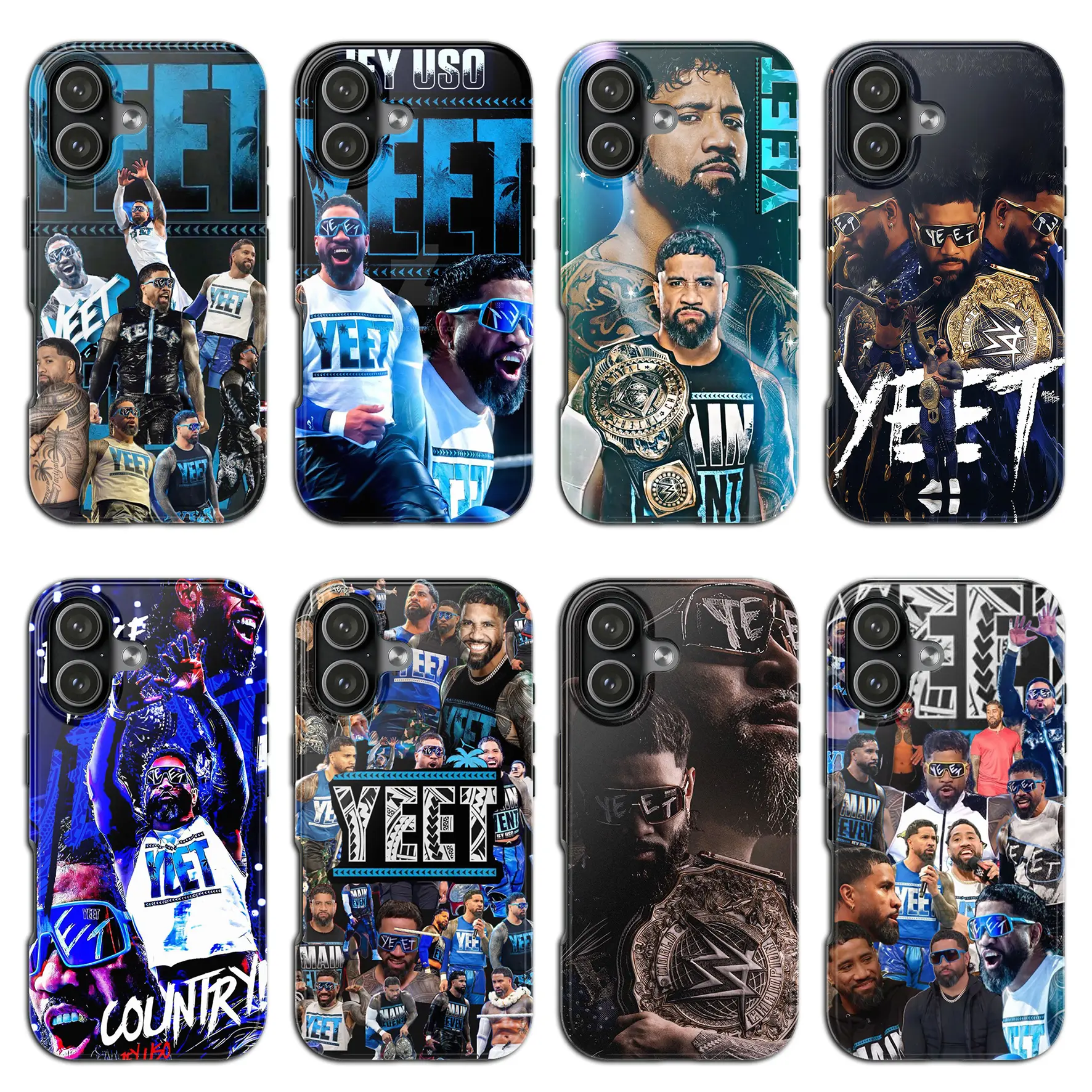 Main Event Jey Uso Phone Case – Yeet Energy Edition phonecase  For iPhone 17 16 15 14 13 12 11 XS and Samsung S25 S24 S23 S22 S21