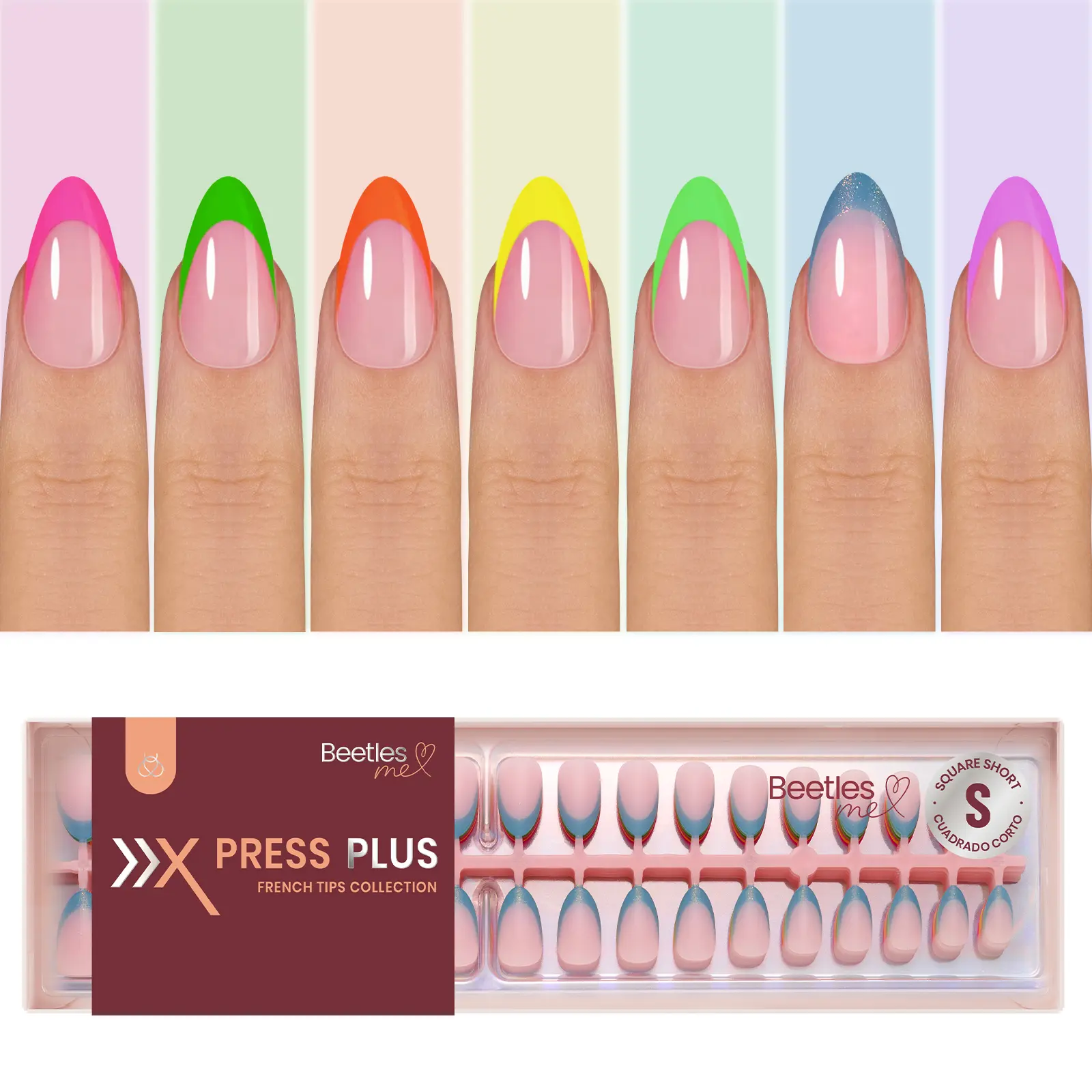 S Almond【Only Nails】Fruity Summer 16Sizes 224Pcs