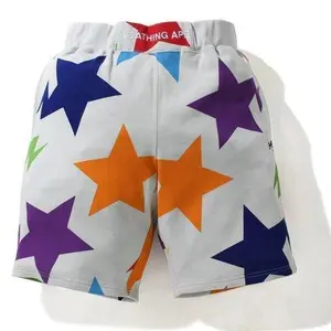 Bape Sta Pattern Wide Fit Sweat Shorts Multicolor