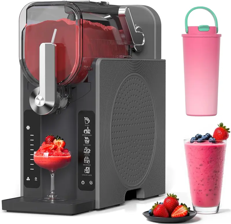 [New Year Gift] WizAura Slushie Machine – Best Party Gift, 54oz No Ice Needed, 6 Preset All-in-One Frozen Drink Maker w/ Auto-Clean & Temp Display | Perfect for Margaritas, Smoothies, Ice Cream, Milkshakes