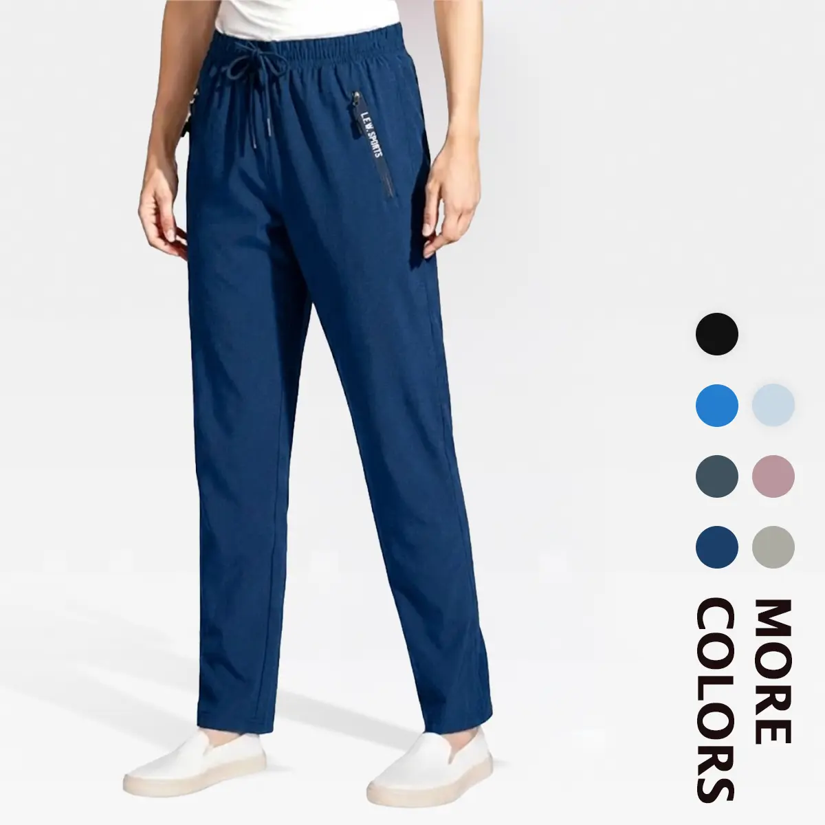 StretchActive - Women's Ultra Soft Stretch Perfect Drape Casual Pants, High Waisted Wide Leg Trousers, Flowy Work to Weekend Bottoms, Trendy Lounge Wear, Lightweight Comfy Slacks