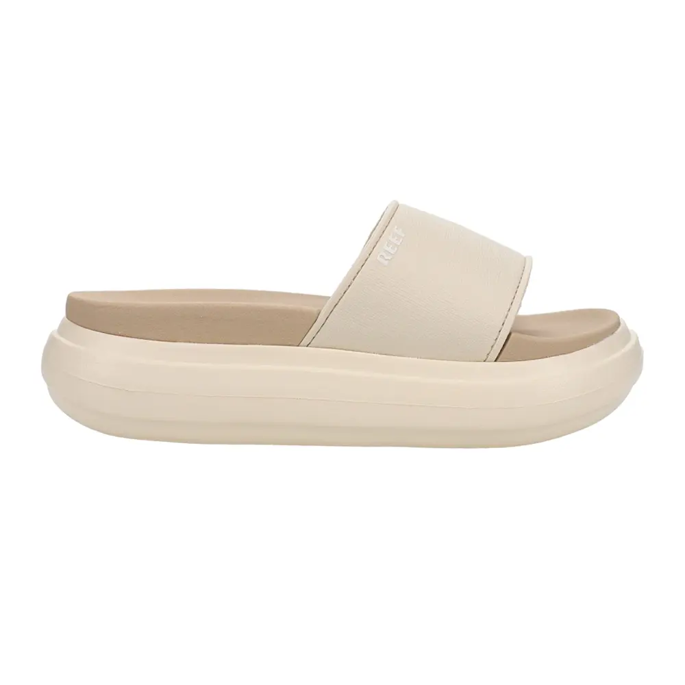 Reef Womens Cushion Bondi Bay Platform Casual Sandals Casual Low Heel 1-2" - Beige