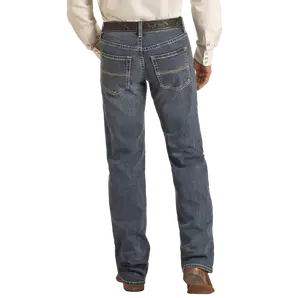 Rock & Roll Men's Vintage '46 Regular Fit Stackable Bootcut Jean Medium Wash VMSPD03714