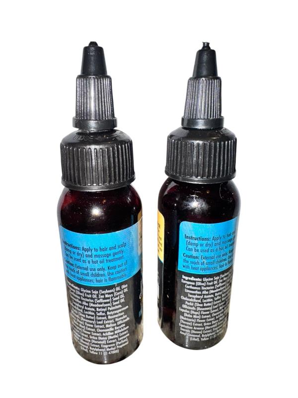 2 X Hair Growth Oil, Thickening formula, revitalizing repair, damage repair, moisture replenishment, all natural oil blend,Softee Signature Hair Health,Fl Oz (28g)