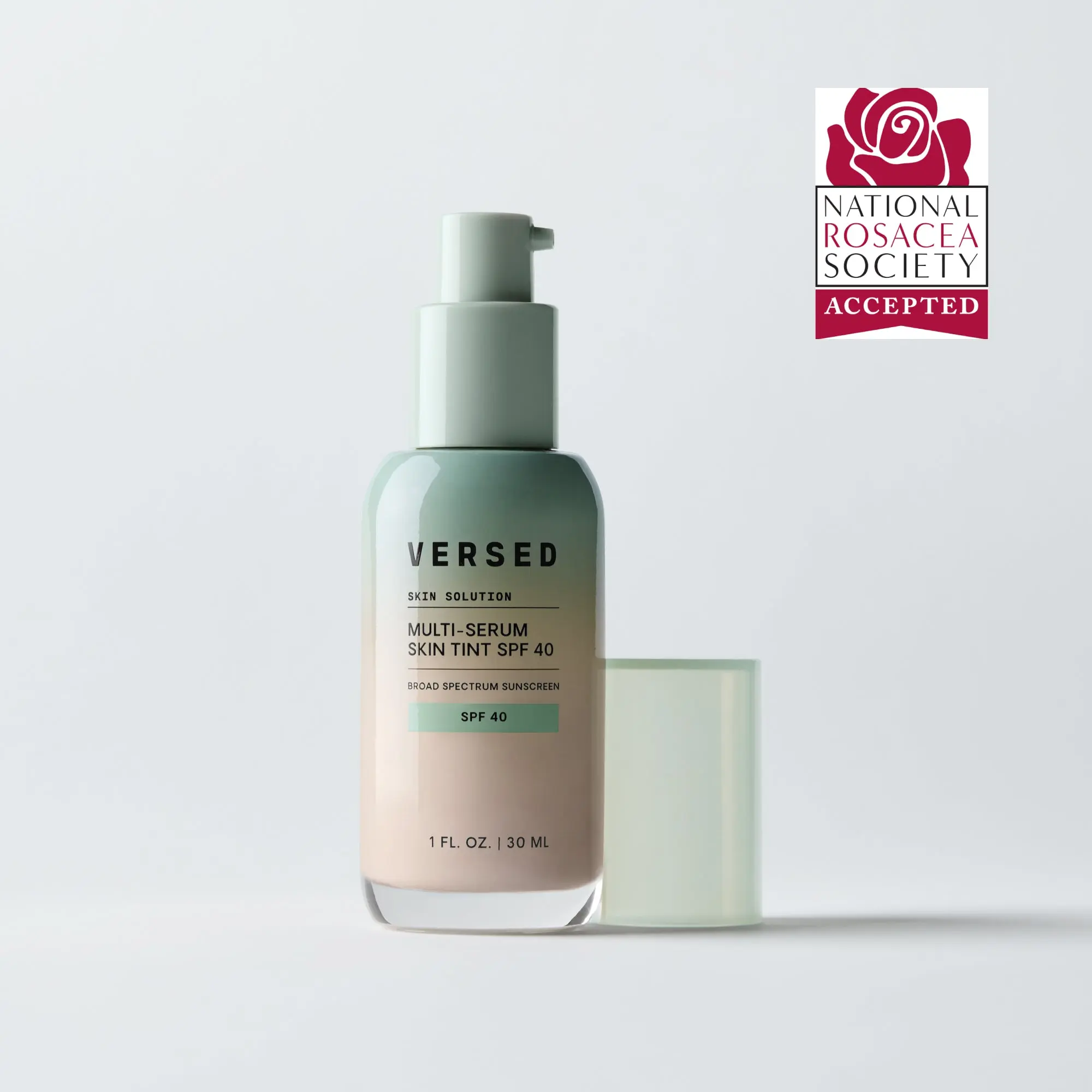 Versed Skin Solution Multi‑Serum Skin Tint SPF 40 – Lightweight Buildable Tinted Serum with Mineral SPF 40 – Hydrating Natural-Finish Skin Tint for Even Tone & Radiant Glow