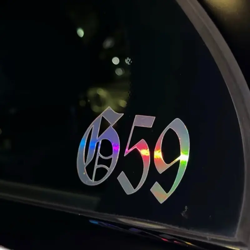 G59 Car Window UV & Weather Proof Vinyl Decal