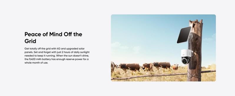 【eufylive】eufy Security 4G LTE Cam S330, 4K Cellular Solar Security Cameras Wireless Outdoor, Pan and Tilt, 4G and Wi-Fi Duo-Mode, AI Tracking, with SIM Card and 32GB SD Card Colorful Automatic｜Spingtok