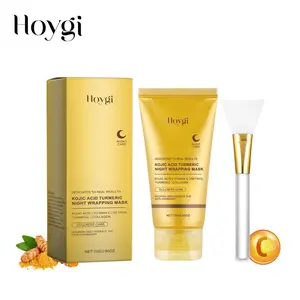 [HOYGI Official] Kojic Acid Turmeric Night Wrapping Mask | Overnight Wrapping Mask, Morning Shed, Turmeric, Niacinamide, Vitamin C