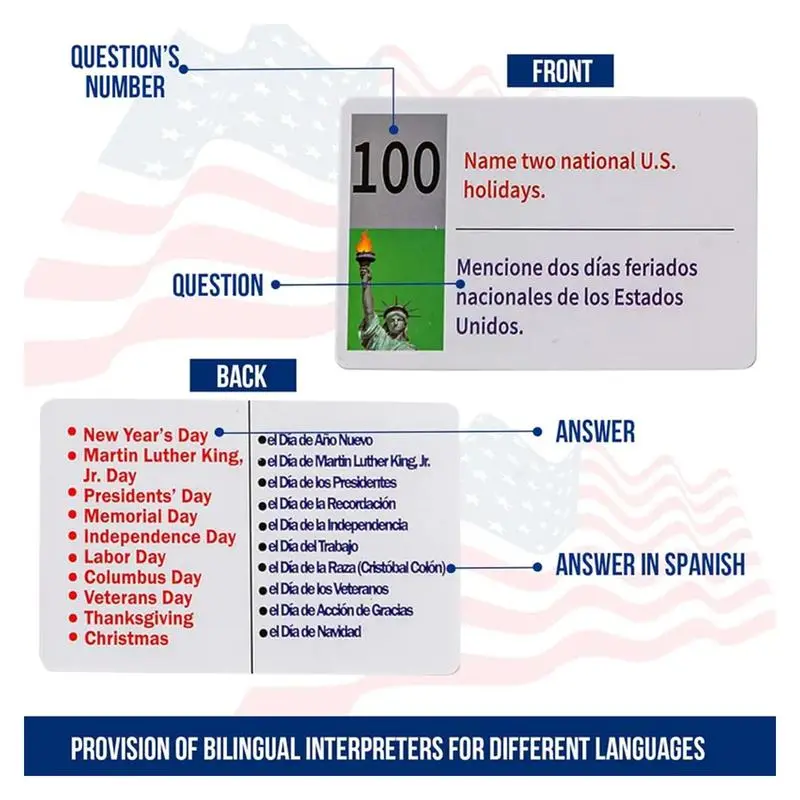 US Citizenship Flash Cards 2026-128 USCIS Civics Questions & Answers ...