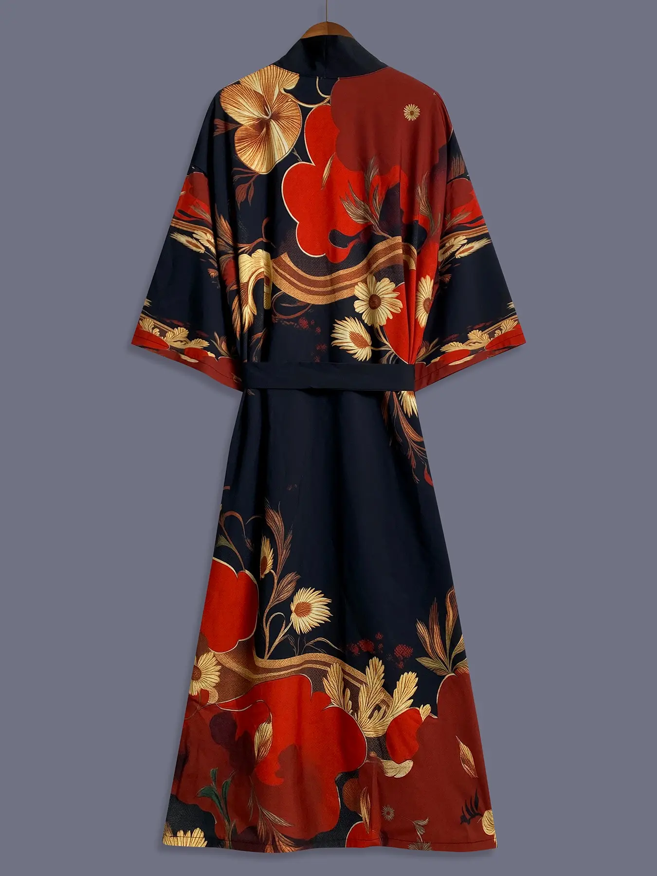 Women's Japanese Style Kaftan, Animal Print Loose-Fit Kimono Jacket, Elegant Party Outerwear, Summer Street Fashion, Beach Travel Coat, Womenswear
