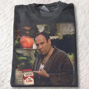 Tony Soprano Diet Coke Shirt, Retro Mafia Boss Streetwear Comfort Tee, The Sopranos Shirt, Series Fan Gift, Gift For Men Women