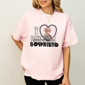 I love My Boyfriend Katsuki Bakugo Shirt, Bakugo MHA Shirt, Valentine Shirt, Trending Anime Tee, Gift For Fans, For Men, For Women