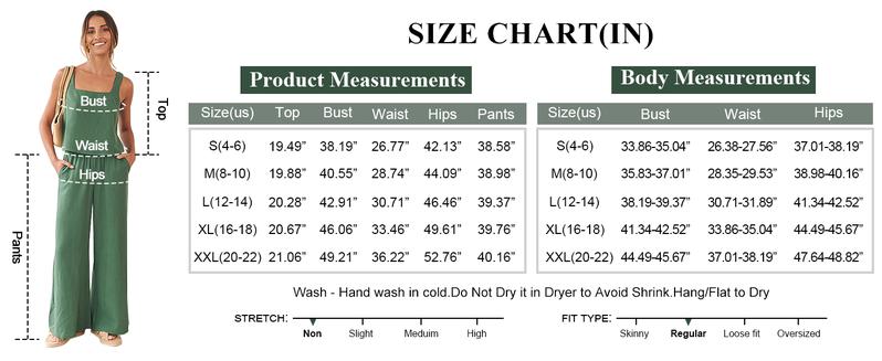 ANRABESS Women's 2 Piece Outfits Square Neck Linen Sleeveless Tank Crop Top Wide Leg Pants Matching Lounge Set Summer Tracksuit Casual Womenswear