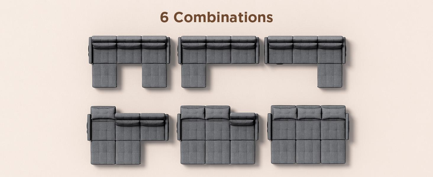 Gizoon Sectional Sleeper Sofa, 84 Inch Pull Out Couch with Adjustment Backrest & Ottoman, Convertible Sectional Couch Bed for Living Room, Guest Room, Dark Grey Gizoon Sectional Sleeper Sofa, 84 Inch Pull Out Couch with Adjustment Backrest & Ottoman, Convertible Sectional Couch Bed for Living Room, Guest Room, Dark Grey