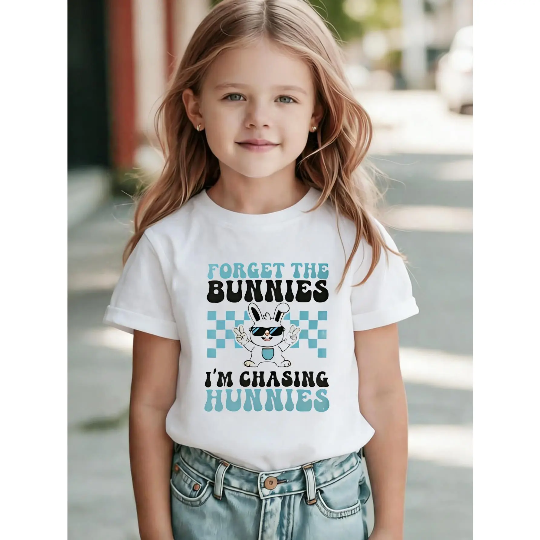 Forget The Bunnies I'm Chasing Unisex T-shirt country boy clothes downtown girl clothes teen girl clothes boys clothing Kids Casual youth clothing teen stuff for girls outfit for school kids clothing girl clothes