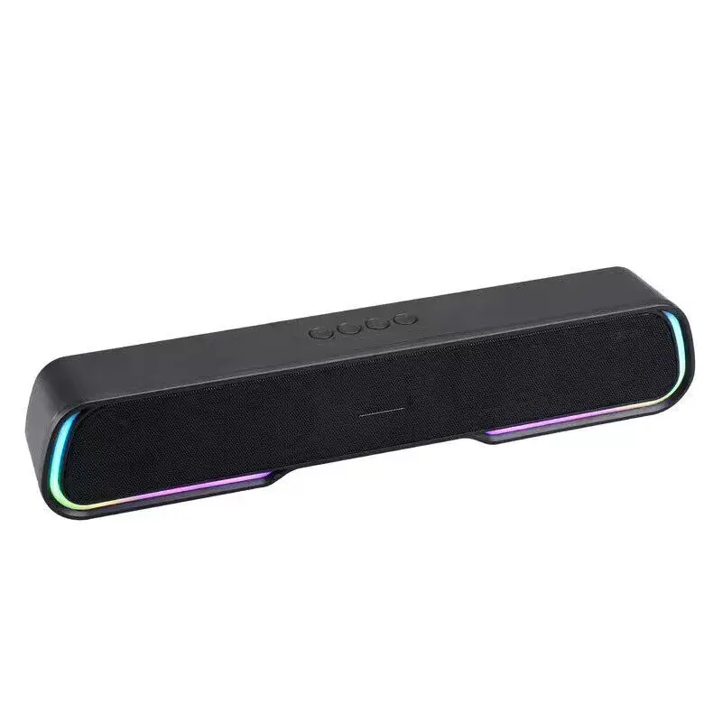 Wireless Sound Bar for Smart TV, Surround Soundbar with Bluetooth/RCA/AUX Connect, Volume Control, 2in 1 Detachable Soundbar for TV/PC/Gaming/Projectors