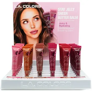 L.A. Colors Stay Jelly Sheer Butter Balm - Wholesale Display 36 Units (CPD524)