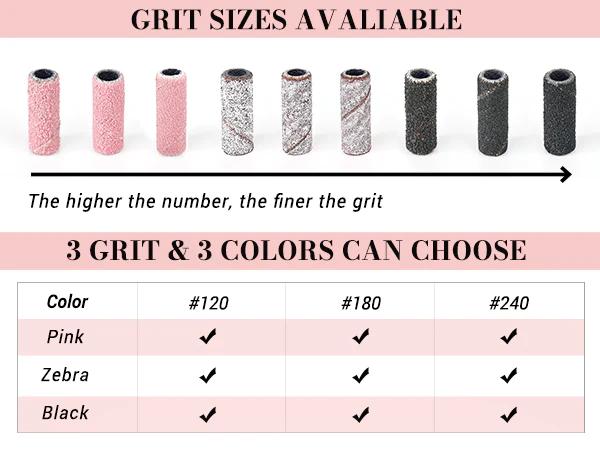 MelodySusie 50 Pcs Nail Drill Bits Small Sanding Bands with 3.1mm Mandrel Bit, 120 Medium Grit Nail File for Acrylic Nails Gel Nail Care MelodySusie 50 Pcs Nail Drill Bits Small Sanding Bands with 3.1mm Mandrel Bit, 120 Medium Grit Nail File for Acrylic Nails Gel Nail Care