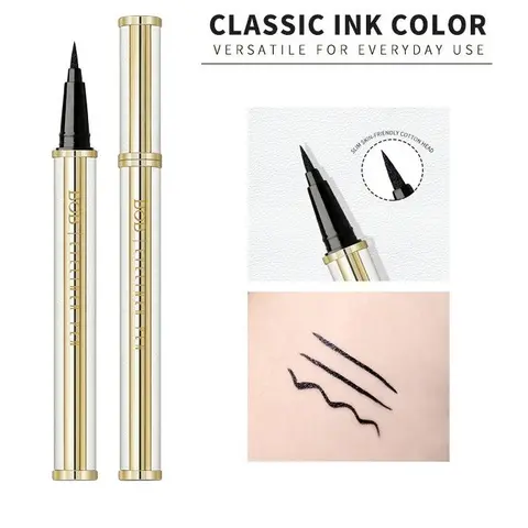 Women’s Waterproof Lambskin Eye Pencil Eyeliner Cosmetic - Long Wear, Smudge-Proof, Smooth Thick Tip for Defined Looks, Safe, Beginner-Friendly Single Item Make Up Tool, 3 Years Shelf Life, Dry Lids Compatible, Daily Use,familyfun