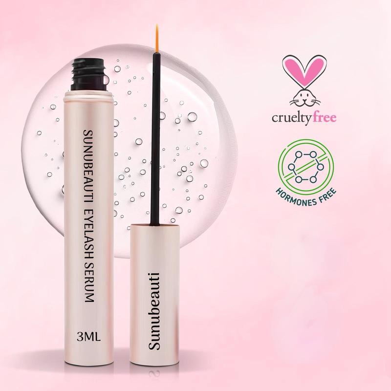 Sunubeauti Eyelash Growth Serum - 3MI Lash Serum for Eyelash Growth - Easy to Apply Eye Lash Serums to Grow Lashes - Safe Boosting Formula for Longer, Thicker and Fuller Lashes
