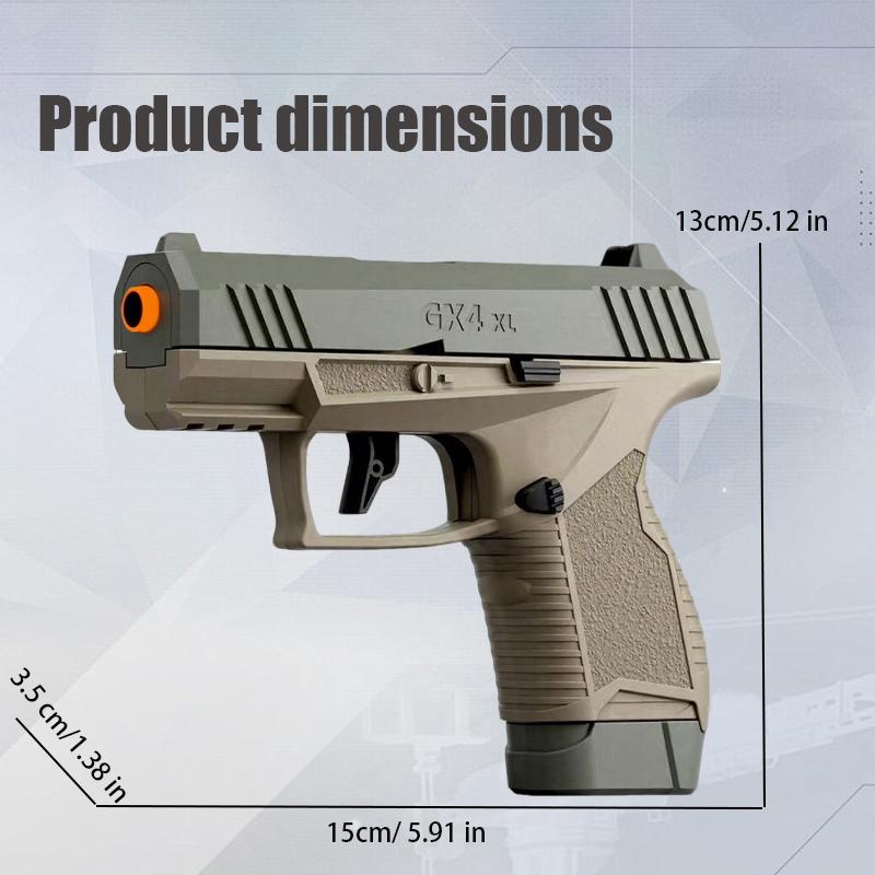 Foam Blaster Toy Pistol with 1O0 Soft Bullets, 12 Shells, 2Magazines - Hollow Hanging Design,Outdoor Sports Shooting Toy| Holiday Birthday Gifts