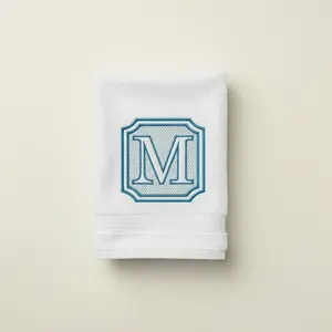 Custom Bath Towel- Classic Monogram