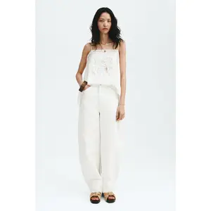 H&M Barrel Leg Regular Waist Jeans