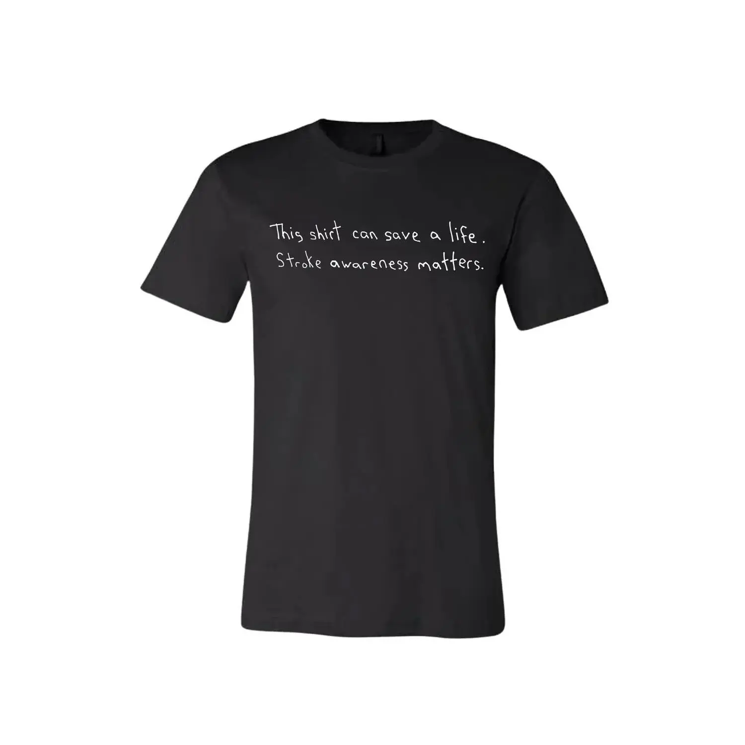 Men's Short-Sleeve Casual T-Shirt, Uncle Andy-Drawn Stroke Awareness Menswear Top