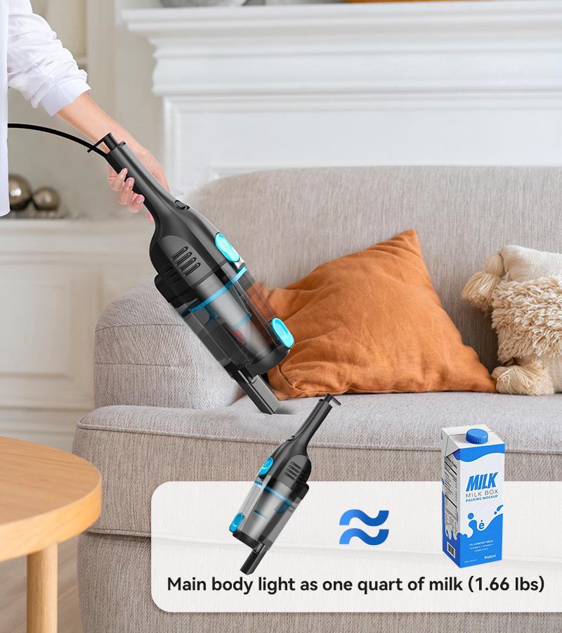 INSE R6X Corded Stick Vacuum, 15KPa Suction with 600W Motor, Ultra-Lightweight Bagless Upright Vacuum with Handheld for Home Hard Floor Carpet Pet Hair Car Cleaning home cleaning tools home appliances INSE R6X Corded Stick Vacuum, 15KPa Suction with 600W Motor, Ultra-Lightweight Bagless Upright Vacuum with Handheld for Home Hard Floor Carpet Pet Hair Car Cleaning home cleaning tools home appliances