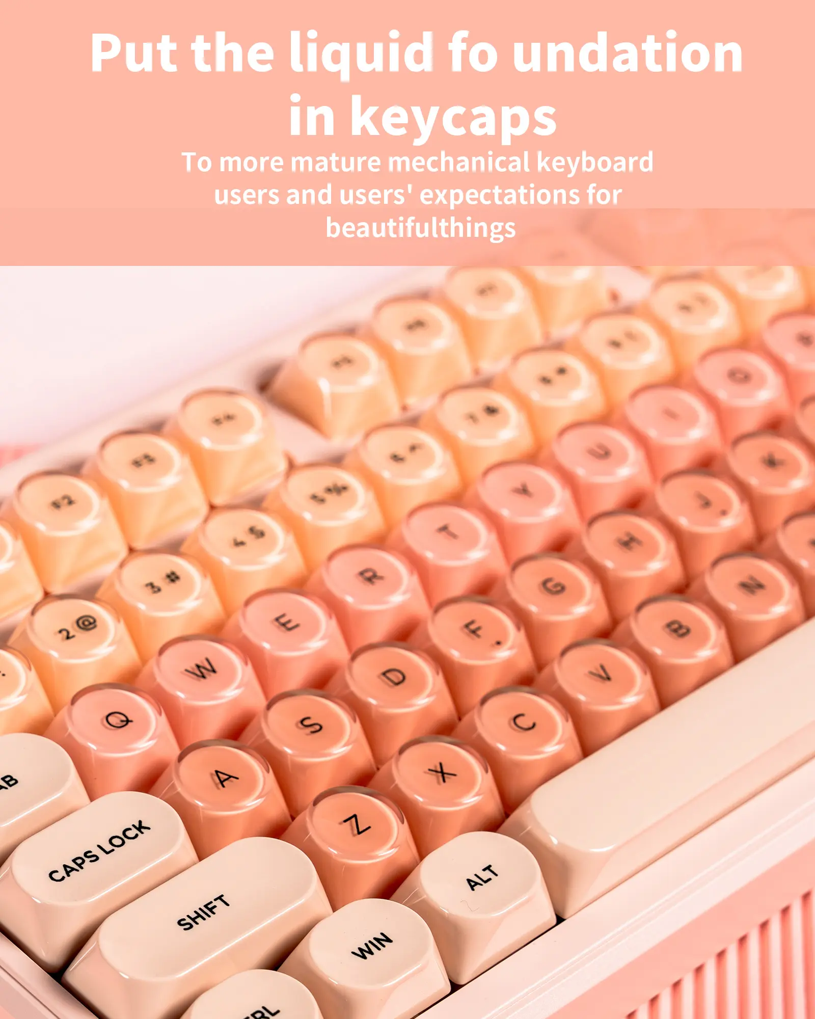 Womier WK98 Wireless Mechanical Keyboard, 98% Hot Swappable Custom Creamy Keyboard Gaming Keyboard,RGB Backlit,Jelly MOA Profile keycaps for WIN/Mac