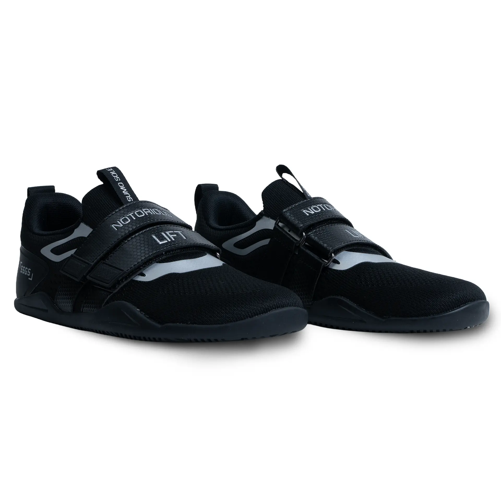 Notorius Lift Sumo Sole Weightlifting Shoes Black Dual Strap EU 43 US Mens 10 SSG4: Bushido V2 | Limited Edition Slipper | Notorious Lift main image 2