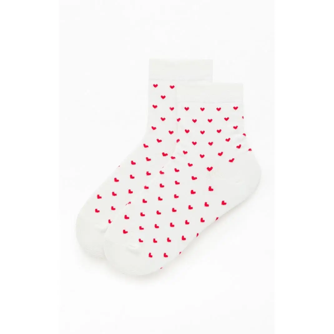 John Galt Women's Heart Socks