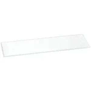 Plymor 1" x 4" Rectangle, 3mm Thick Beveled Clear Glass